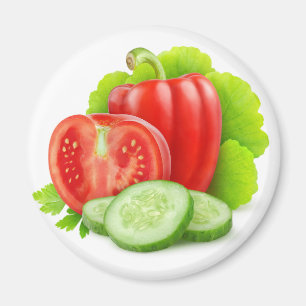 Fresh vegetables magnet