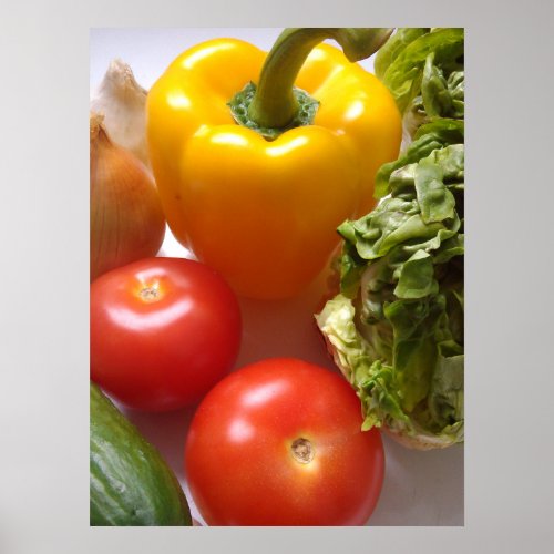 Fresh Vegetables Poster