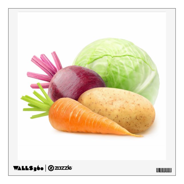 Fresh vegetables wall sticker (Front)