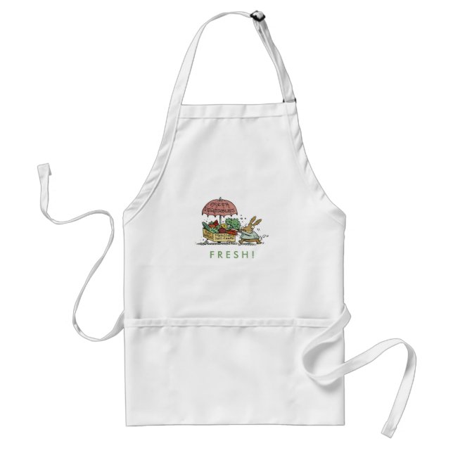 Fresh Veggies! Adult Apron (Front)