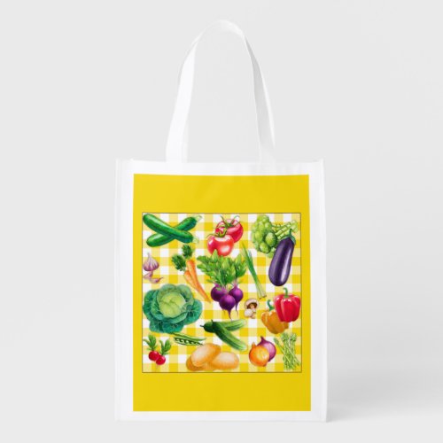 Fresh Veggies  Grocery Bag