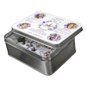 Fresh Violets Unicorn Year in Review Party Gift Jigsaw Puzzle