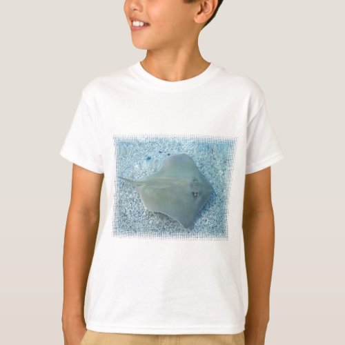 Fresh Water Stingray Kids T_Shirt