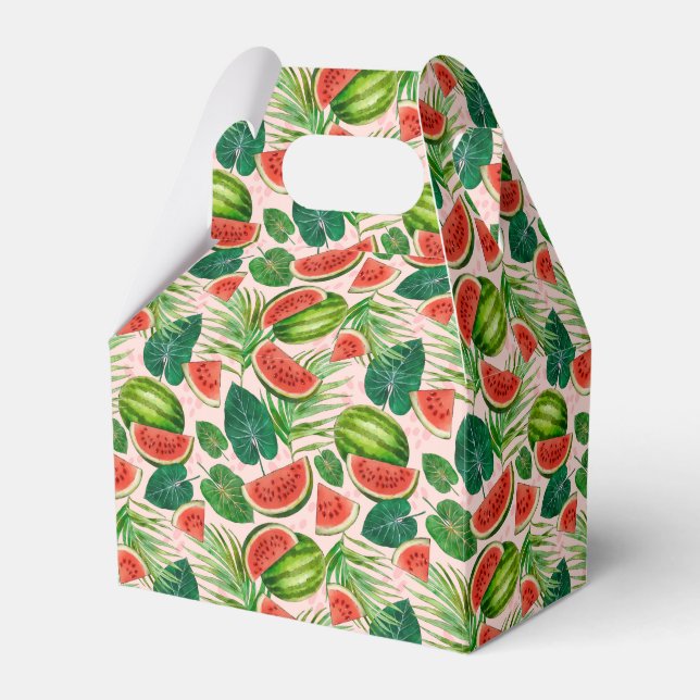 Fresh Watermelon Favor Boxes (Front Side)