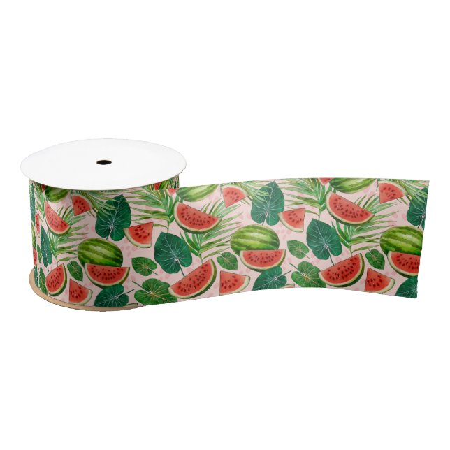 Fresh Watermelon Satin Ribbon (Spool)