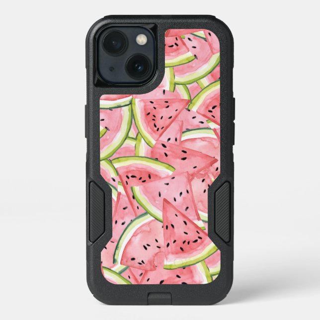 Fresh Watermelon Summer Cooler Otterbox iPhone Case (Back)