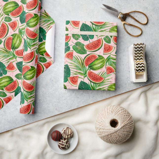 Fresh Watermelon Wrapping Paper (Crafts)