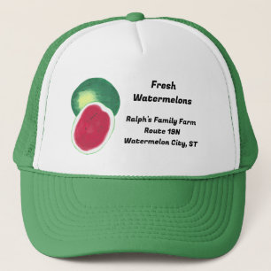 Fresh Watermelons, Custom Trucker Hats