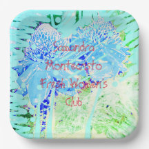 Fresh Women's Club Paper Plate
