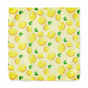 Fresh Yellow Lemon Bandana