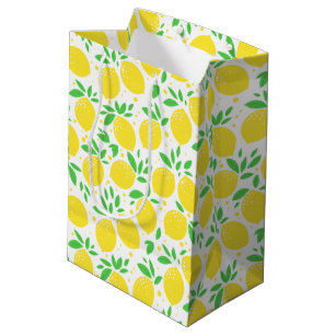 Paper Source Lemon Vines Medium Gift Bag