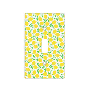 Fresh Yellow Lemons 3 Light Switch Cover
