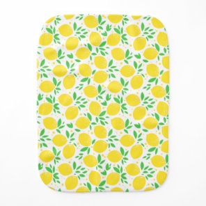 Fresh Yellow Lemons - Baby Burp Cloth