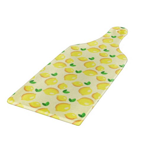 Fresh Yellow Lemons Cutting Board