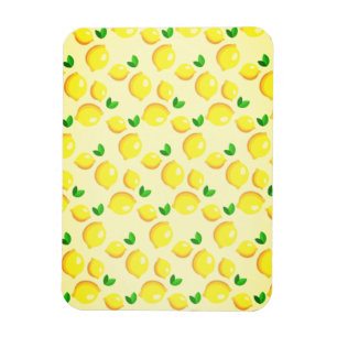 Fresh Yellow Lemons Magnet