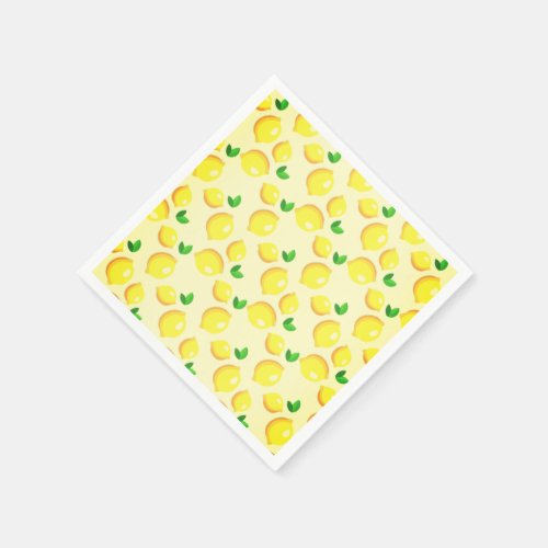 Fresh Yellow Lemons _ Napkins