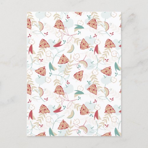  Freshly Baked Apple Pie Pattern Postcard