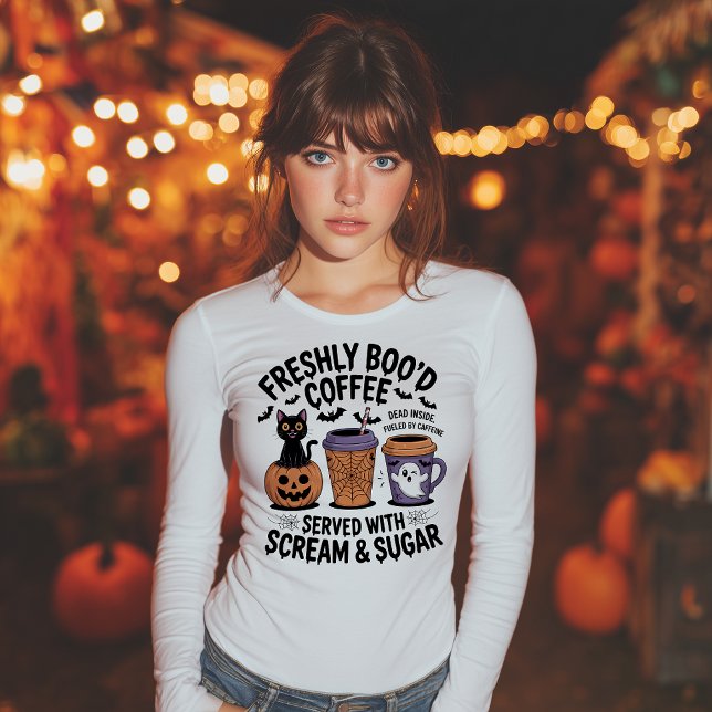 Freshly Boo'd Coffee Tri-Blend Shirt (Creator Uploaded)