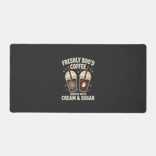 Freshly Bood Halloween Coffee Desk Mat