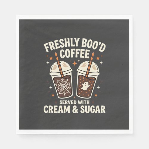 Freshly Bood Halloween Coffee Napkins