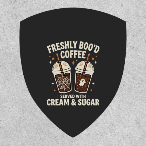 Freshly Bood Halloween Coffee Patch