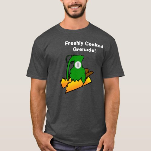 Freshly Cooked Grenade Colored T_Shirt