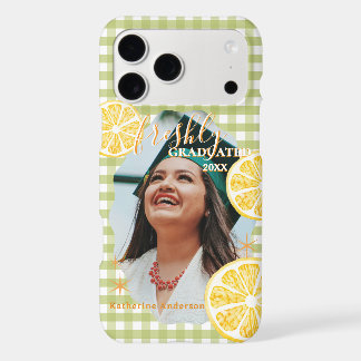 Freshly Graduated Lemon Gingaham  iPhone 17 Pro Max Case