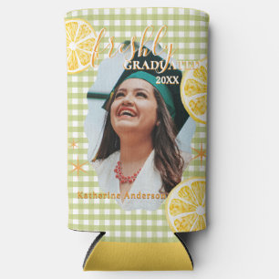 Freshly Graduated Lemon Gingaham  Seltzer Can Cooler