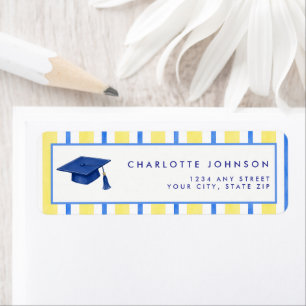 Freshly Graduated Watercolor Lemon Graduation Label