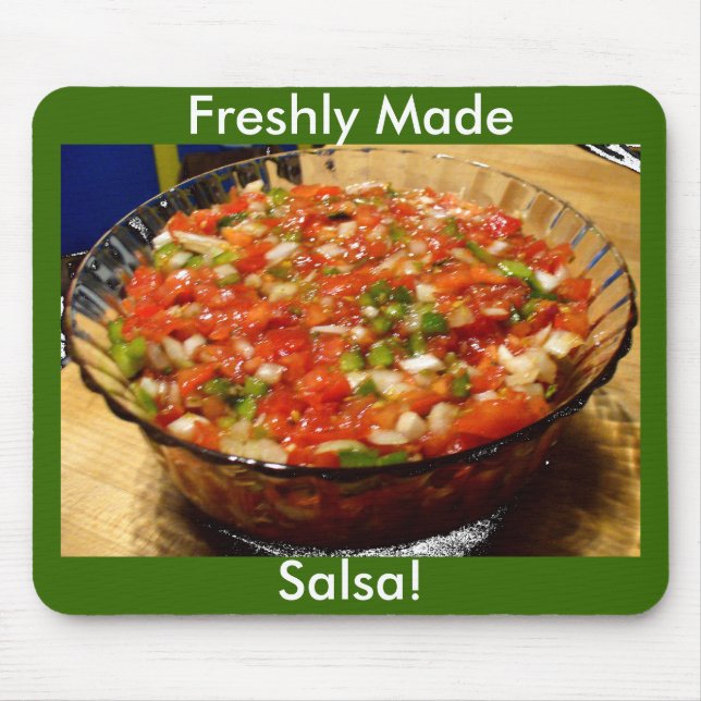 Freshly Made Salsa Mouse Pad (Front)