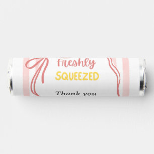 Freshly Squeezed Lemonade Bow Lemon Baby Shower Breath Savers® Mints