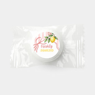Freshly Squeezed Lemonade Bow Lemon Baby Shower Life Saver® Mints