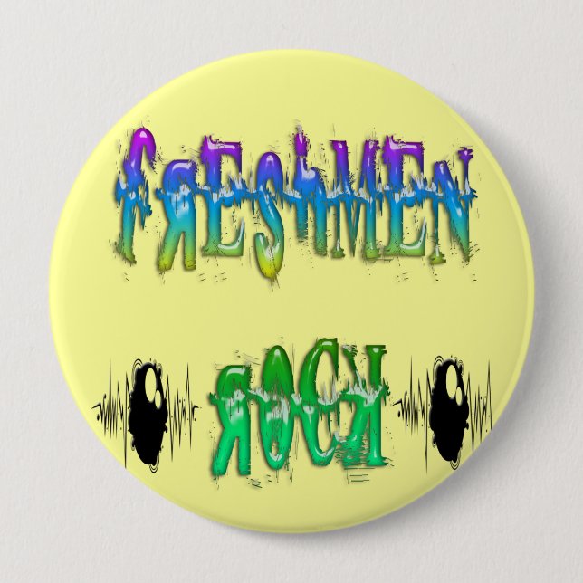 Freshmen Rock - Pulse Button (Front)