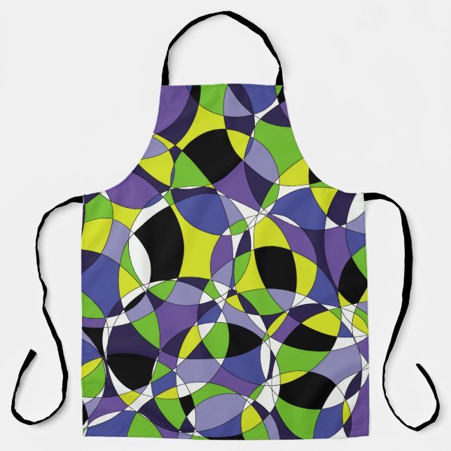 Freshness colored abstract patternabstract, art, g apron (Front)