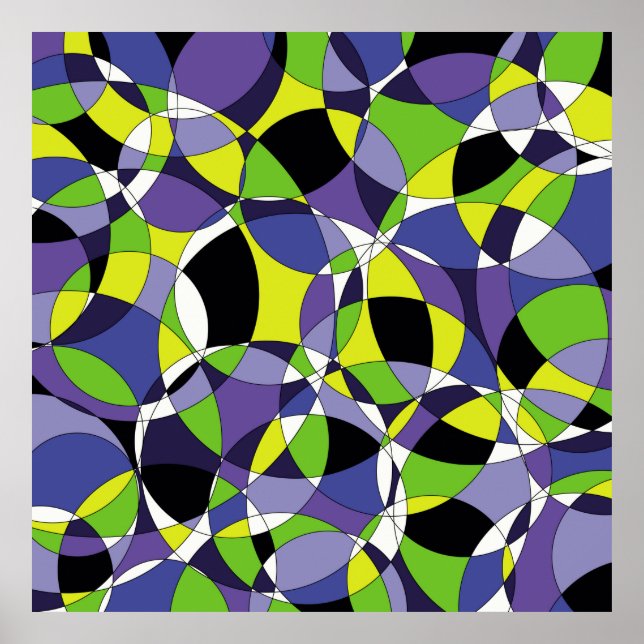 Freshness colored abstract patternabstract, art, g poster (Front)