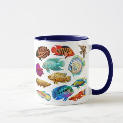 Freshwater Aquarium Fishes Mug