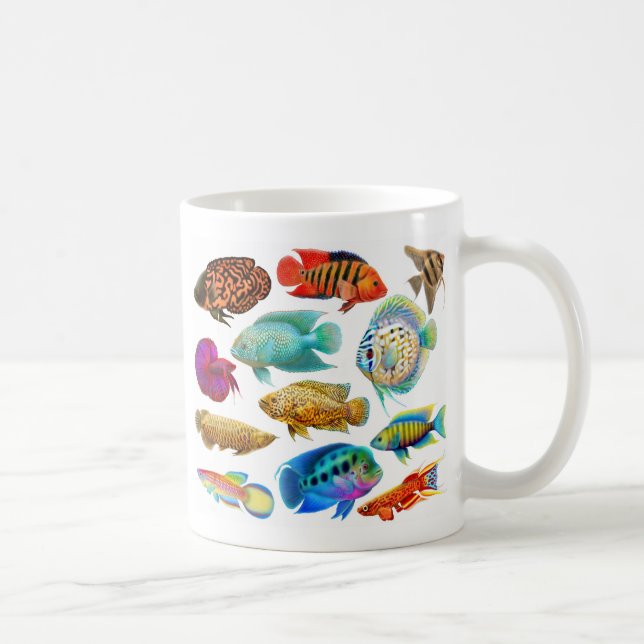 Freshwater Aquarium Fishes Mug (Right)