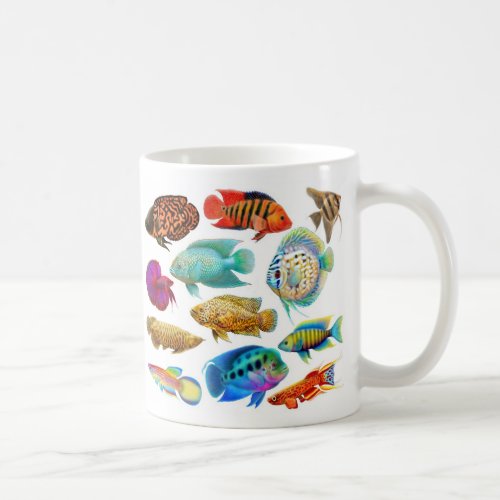 Freshwater Aquarium Fishes Mug