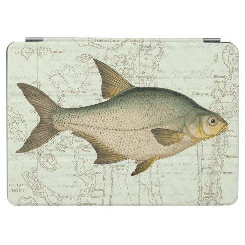 Freshwater Fish on Map iPad Air Cover