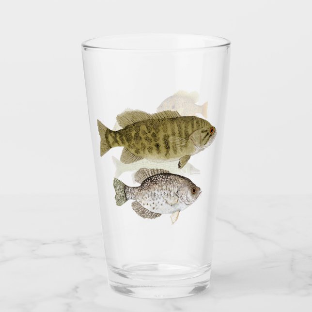 Freshwater Fish Pint Glass (Front)