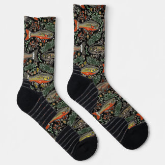 Freshwater Fish, Stylish Design, Trout, Fishing Socks