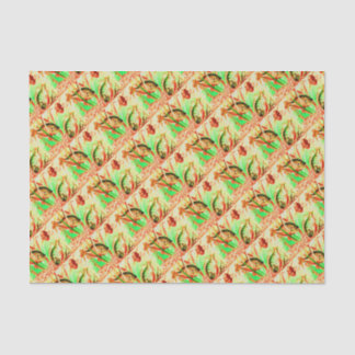 freshwater sunfish print tissue paper