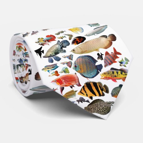 Freshwater Tropical fish ネクタイ Neck Tie