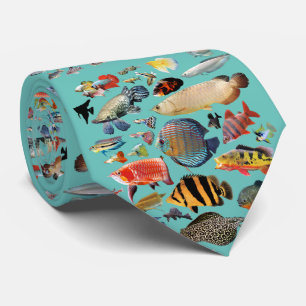 Freshwater Tropical fish ネクタイ Neck Tie