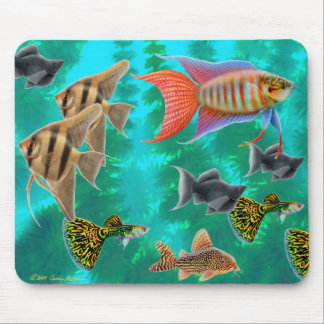 Freshwater Tropical Fish Mousepad