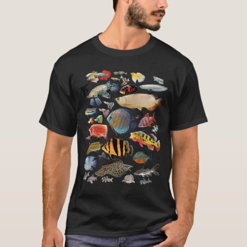 Freshwater Tropical fish T_Shirt