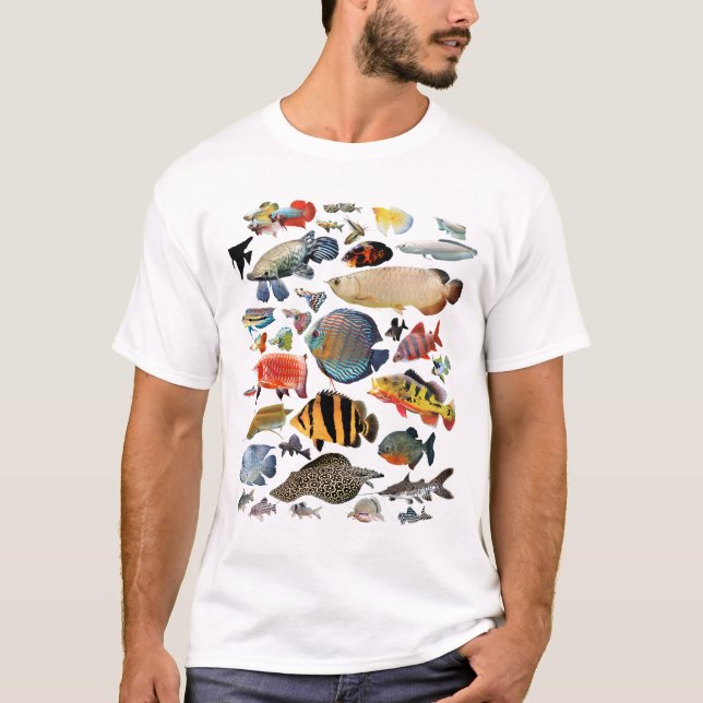 Freshwater Tropical fish T-Shirt (Front)