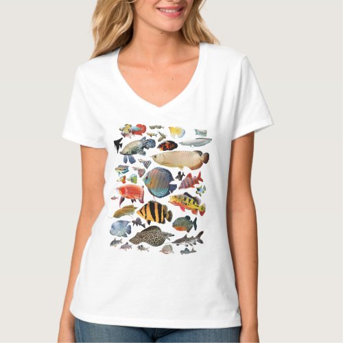 Freshwater Tropical fish T_Shirt