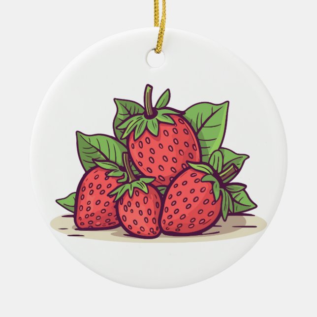 fresite key ceramic ornament (Front)