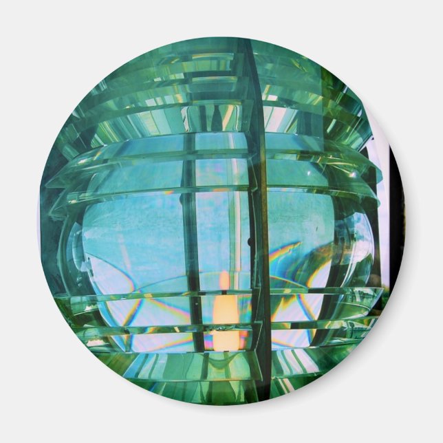 Fresnel Lens (Light) @ St Michaels Lighthouse Magnet (Front)